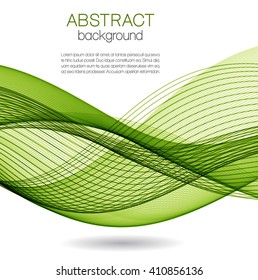 Abstract color wavy background