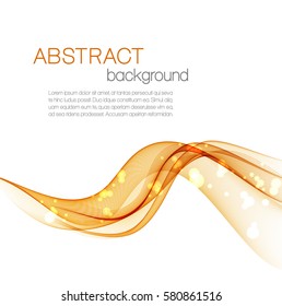 Abstract color wavy background