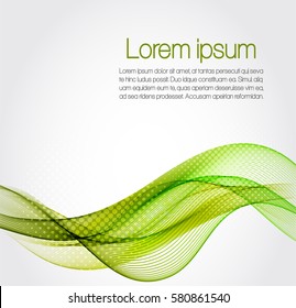 Abstract color wavy background