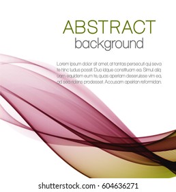 Abstract color wavy background