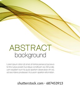 Abstract color wavy background