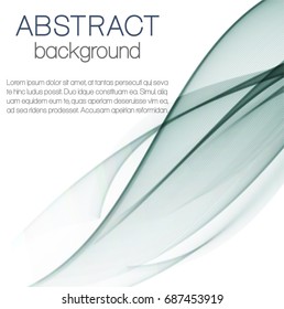 Abstract color wavy background