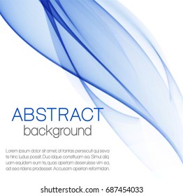 Abstract color wavy background