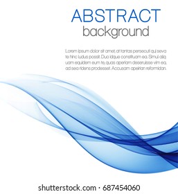 Abstract color wavy background