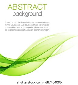 Abstract color wavy background