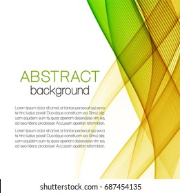 Abstract color wavy background