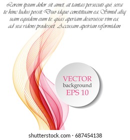 Abstract color wavy background