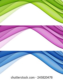 Abstract color wavy backgrounds