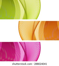 Abstract color wavy backgrounds