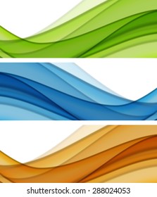 Abstract color wavy backgrounds
