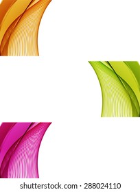 Abstract color wavy backgrounds