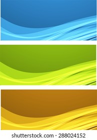 Abstract color wavy backgrounds