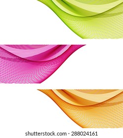 Abstract color wavy backgrounds