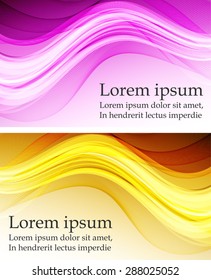 Abstract color wavy backgrounds