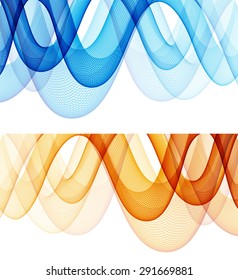 Abstract color wavy backgrounds