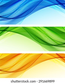 Abstract color wavy backgrounds