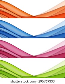 Abstract color wavy backgrounds