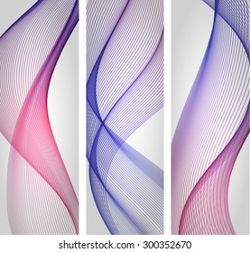Abstract color wavy backgrounds
