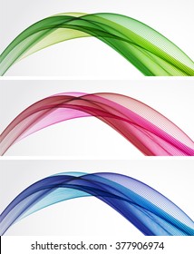 Abstract color wavy backgrounds