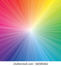 abstract color of color wheel burst. vector illustration.