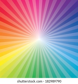 abstract color of color wheel burst. vector illustration.