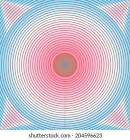 Abstract color wheel design background vector