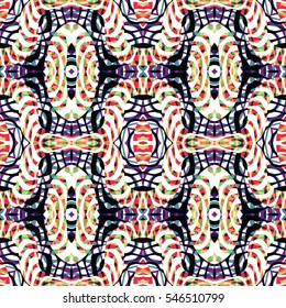 Abstract color woodcut style background. The protective layer for banknotes, diplomas and certificates. Vector illustration