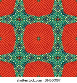 Abstract color xylography background. The protective layer for banknotes, diplomas and certificates. Vector illustration