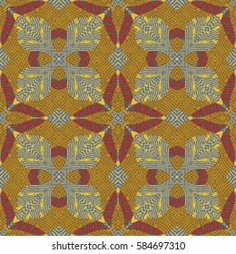 Abstract color xylography background. The protective layer for banknotes, diplomas and certificates. Vector illustration