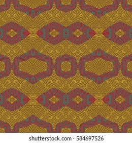 Abstract color xylography background. The protective layer for banknotes, diplomas and certificates. Vector illustration