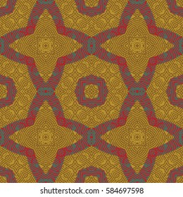 Abstract color xylography background. The protective layer for banknotes, diplomas and certificates. Vector illustration