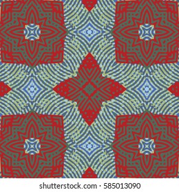 Abstract color xylography background. The protective layer for banknotes, diplomas and certificates. Vector illustration