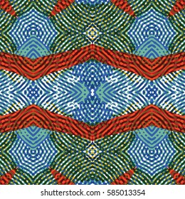 Abstract color xylography background. The protective layer for banknotes, diplomas and certificates. Vector illustration