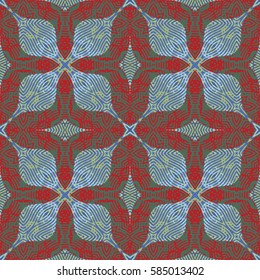 Abstract color xylography background. The protective layer for banknotes, diplomas and certificates. Vector illustration