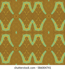 Abstract color xylography background. The protective layer for banknotes, diplomas and certificates. Vector illustration