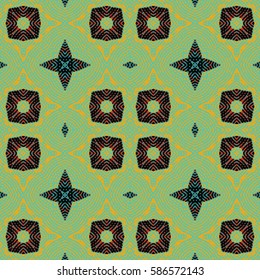 Abstract color xylography background. The protective layer for banknotes, diplomas and certificates. Vector illustration