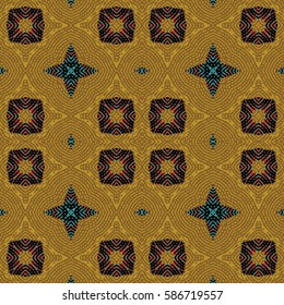Abstract color xylography background. The protective layer for banknotes, diplomas and certificates. Vector illustration