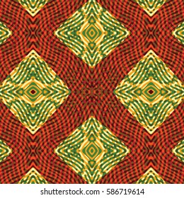 Abstract color xylography background. The protective layer for banknotes, diplomas and certificates. Vector illustration