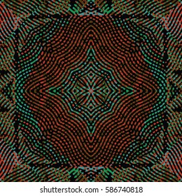 Abstract color xylography background. The protective layer for banknotes, diplomas and certificates. Vector illustration