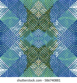 Abstract color xylography background. The protective layer for banknotes, diplomas and certificates. Vector illustration