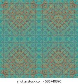 Abstract color xylography background. The protective layer for banknotes, diplomas and certificates. Vector illustration