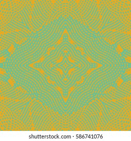 Abstract color xylography background. The protective layer for banknotes, diplomas and certificates. Vector illustration