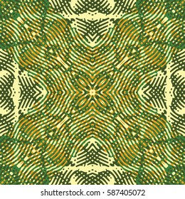 Abstract color xylography background. The protective layer for banknotes, diplomas and certificates. Vector illustration