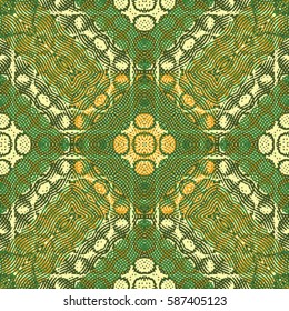 Abstract color xylography background. The protective layer for banknotes, diplomas and certificates. Vector illustration