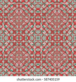 Abstract color xylography background. The protective layer for banknotes, diplomas and certificates. Vector illustration