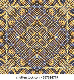Abstract color xylography background. The protective layer for banknotes, diplomas and certificates. Vector illustration