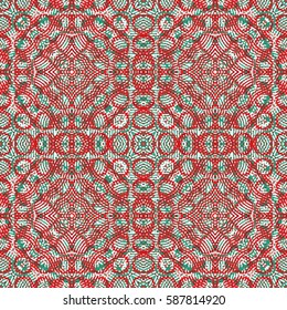 Abstract color xylography background. The protective layer for banknotes, diplomas and certificates. Vector illustration