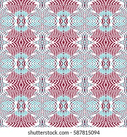 Abstract color xylography background. The protective layer for banknotes, diplomas and certificates. Vector illustration