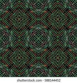 Abstract color xylography background. The protective layer for banknotes, diplomas and certificates. Vector illustration