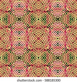 Abstract color xylography background. The protective layer for banknotes, diplomas and certificates. Vector illustration